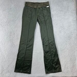 Baby Phat Women's Size S Green Velour Track Pants Athletic‎ Flare Pants VTG NWT